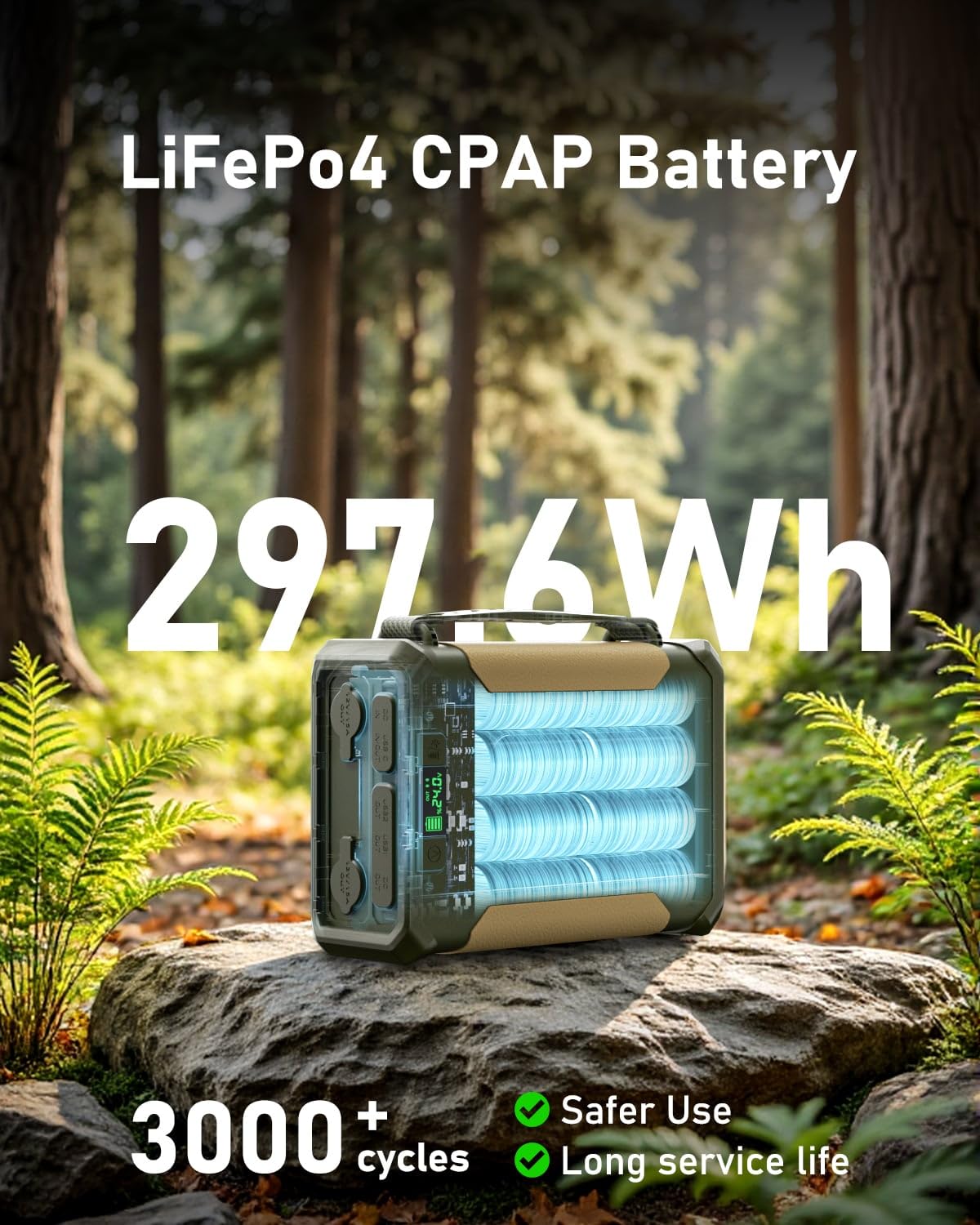 Plusieurs options de recharge: USB-C PD, alimentation CA et panneau solaire ≥100 W.
