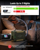 Station d'alimentation polyvalente avec 7 sorties et recharge sans fil 10 W.