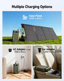 Panneau solaire MPPT 100W pour recharge efficace en extérieur.