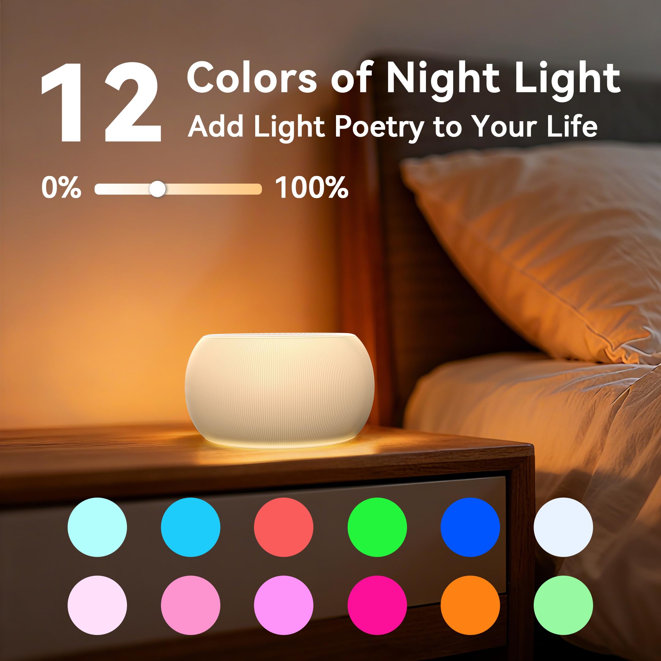 Easysleep: réglage facile du volume pour adapter le son.