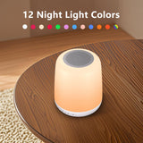 Veilleuse Easysleep 12 couleurs, lumière douce et personnalisable.