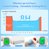 Patchs EASYEAH Refroidissants pour Adulte sur le poignet, utilisation discrète et efficace.