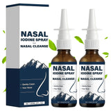 Spray nasal Lodine d’Eaton Kang, bouteille compacte, parfait pour le voyage.