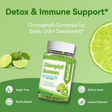 Gommes chlorophylle EAZGOO – soutien immunitaire et vitalité pour la journée.