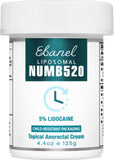 Crème Ebanel lidocaïne 5% – flacon prêt à soulager rapidement la douleur.