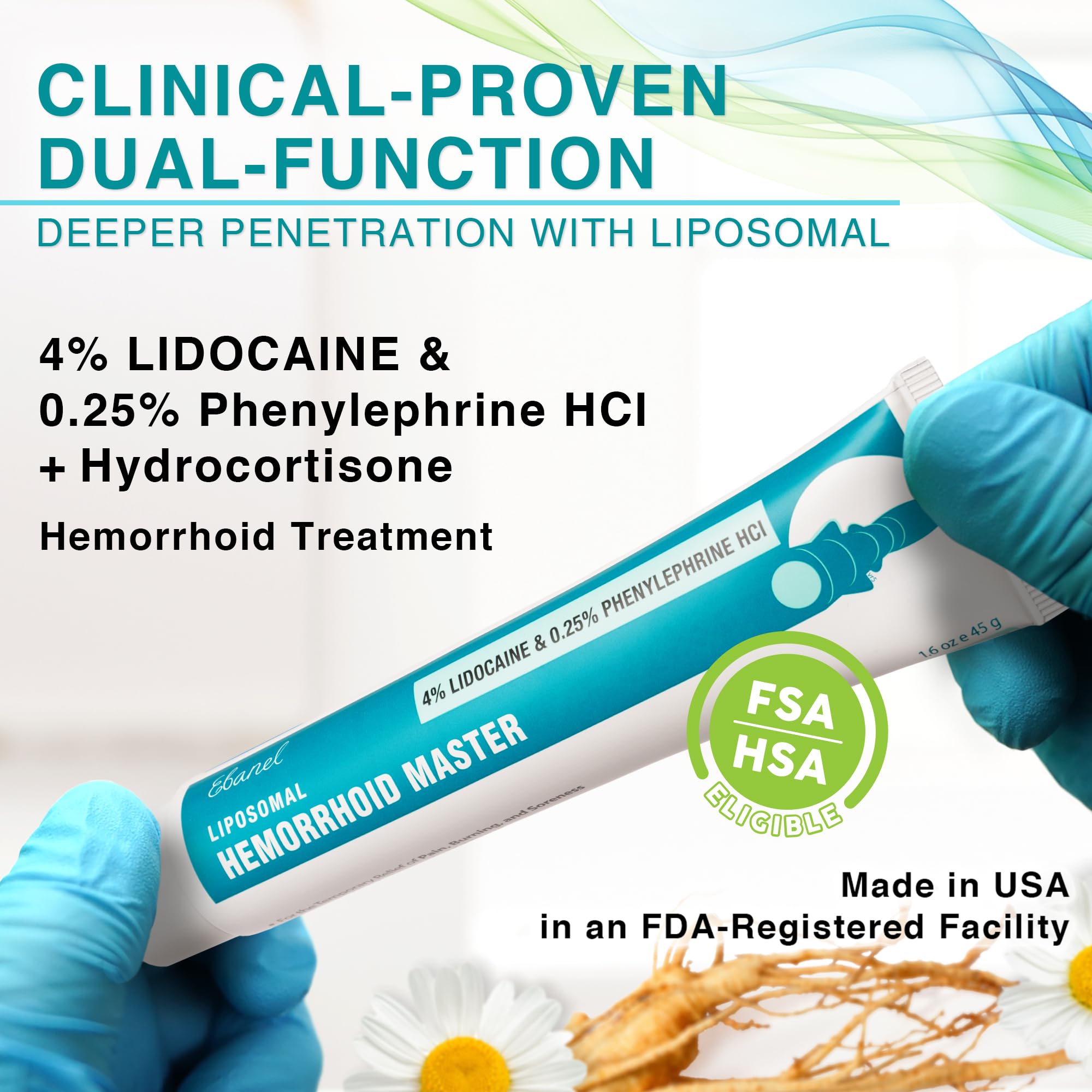 Ebanel lidocaine 4% – soulagement rapide de la douleur et des démangeaisons