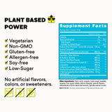 POW d'EBOOST sans gluten et sans soja, formule naturelle