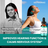 Echo Free Gouttes Tinnitus Composition Naturelle : visuel qui met en avant ingrédients naturels.