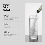 Préparation rapide Echo Water: mélange facile dans l’eau pour une boisson prête.