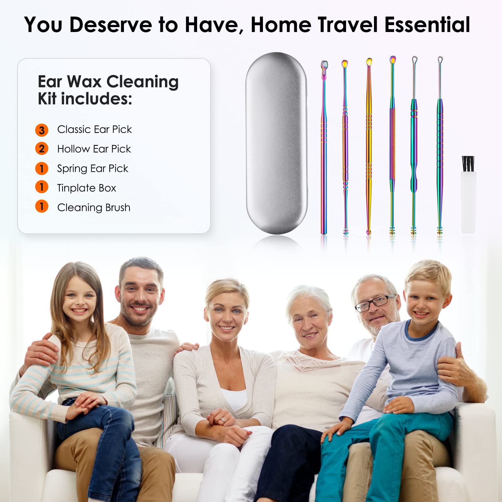 Option cadeau élégante ECKXCH, kit pratique et design soigné.