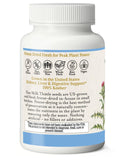 Eclectic Institute Milk Thistle: flacon en gros plan montrant des capsules faciles à avaler.