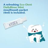 Eco-Dent DailyCare emballage recyclable: choix écologique pour la salle de bains.