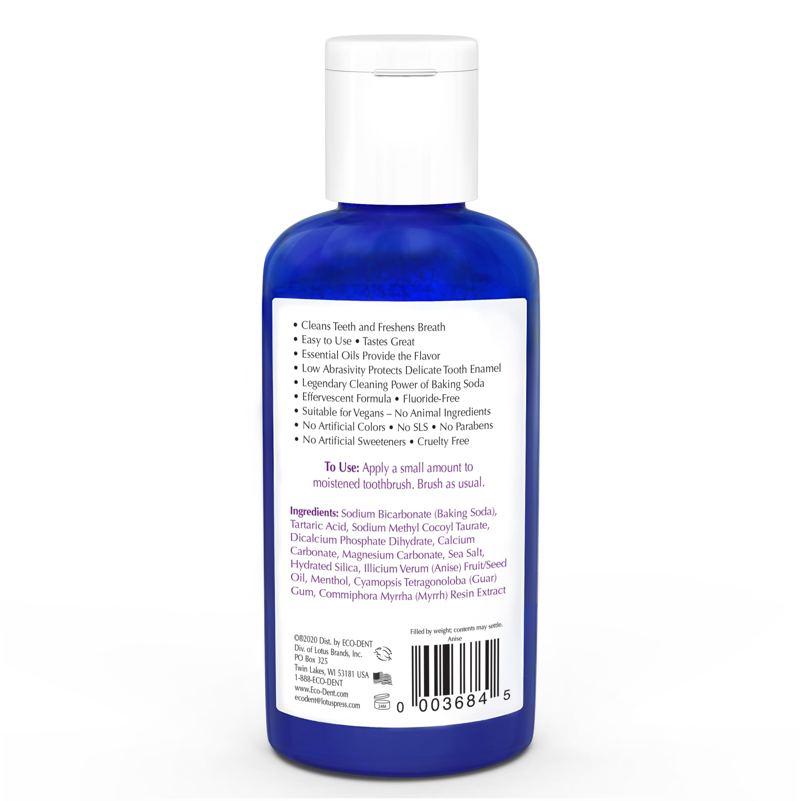 Eco-Dent DailyCare pack DailyRinse: rinçage pratique après brossage.