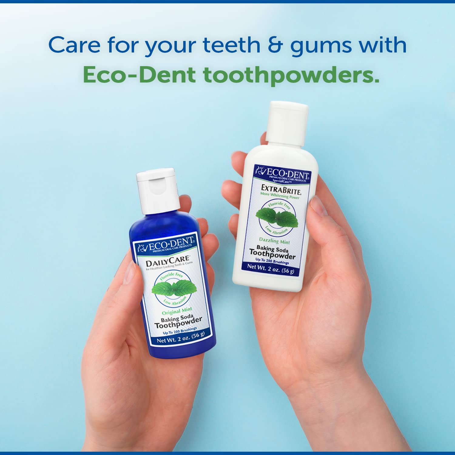 Eco-Dent poudre-dent-abrasion-faible, respect de l’émail.