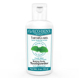 Eco-Dent TartarGuard poudre dentifrice, emballage variable, idéal pour un brossage sans fluorure.