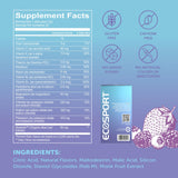 EcoDrink EcoSport sachet aloé vera pour hydratation naturelle.