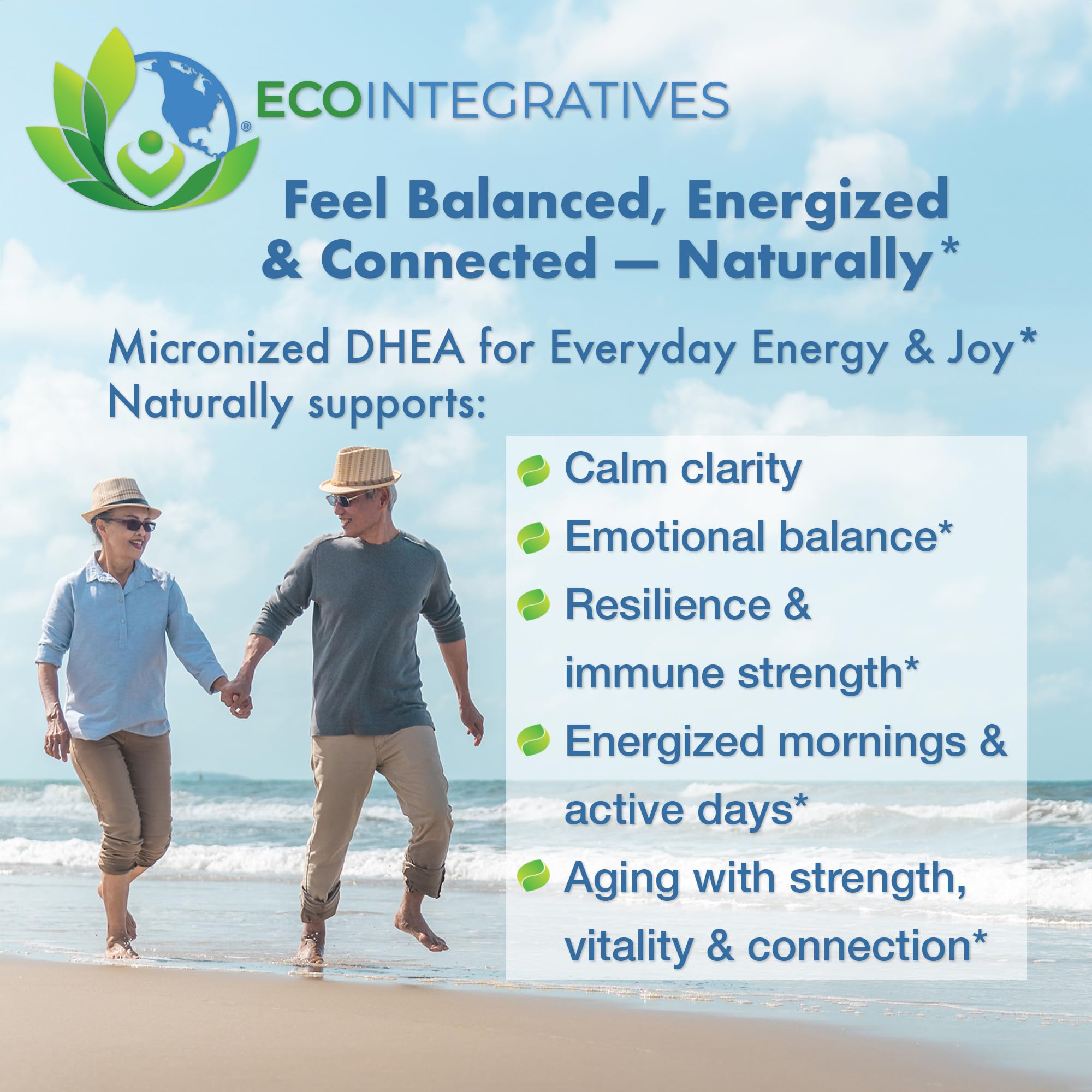 EcoIntegratives DHEA – capsules végétariennes adaptées à divers régimes