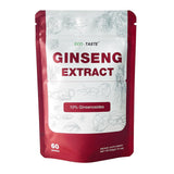 Poudre ECO-TASTE d’extrait Panax rouge prête pour smoothies et boissons.
