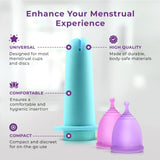 EcoBlossom applicateur coupe menstruelle – confort optimal grâce à sa flexibilité.