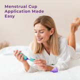 EcoBlossom applicateur coupe menstruelle – positionnement précis garanti.