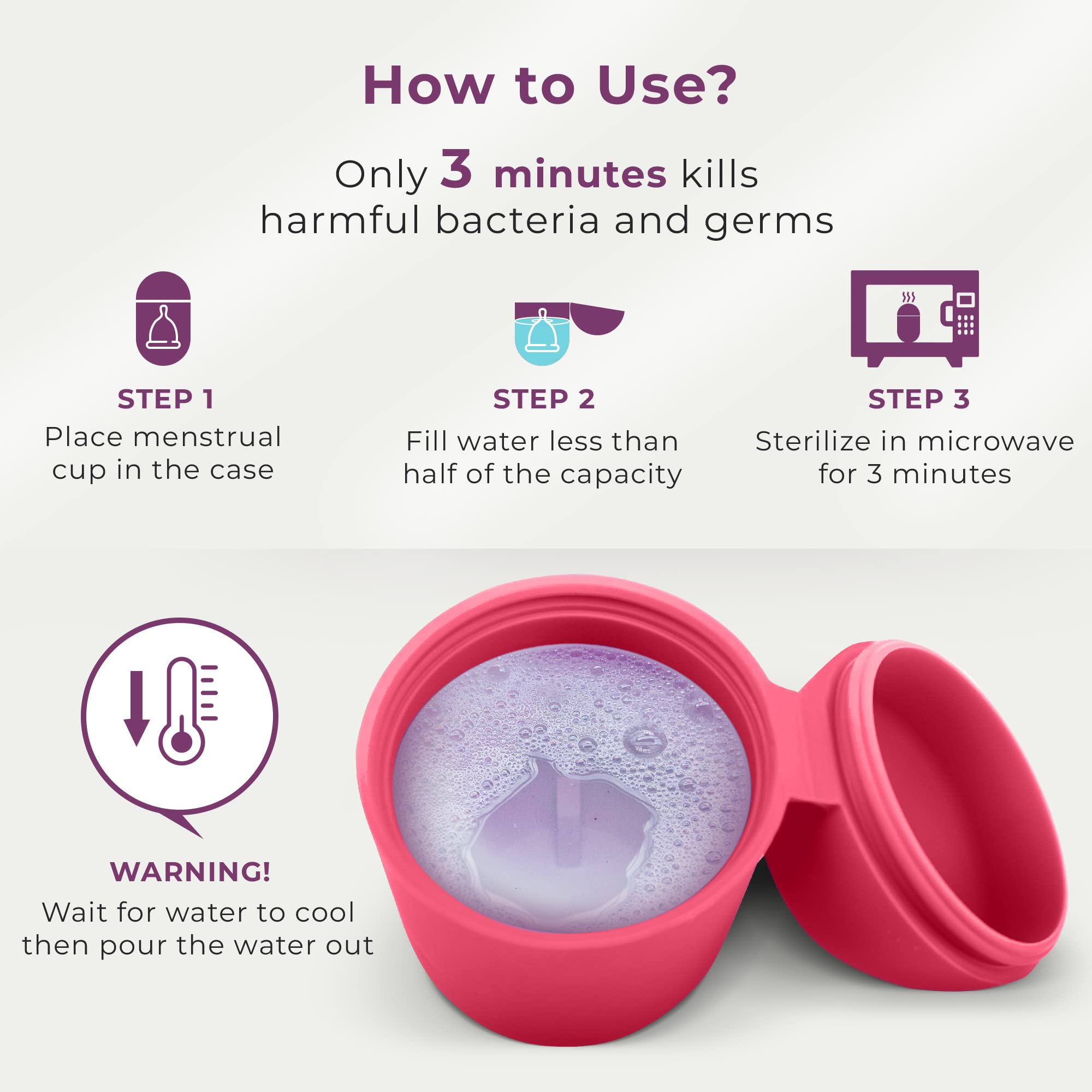 Ecoblossom Applicateur insertion facile: manipulation simple et pratique