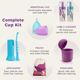 EcoBlossom coupe menstruelle en gros plan, détail de la matière silicone sûre.