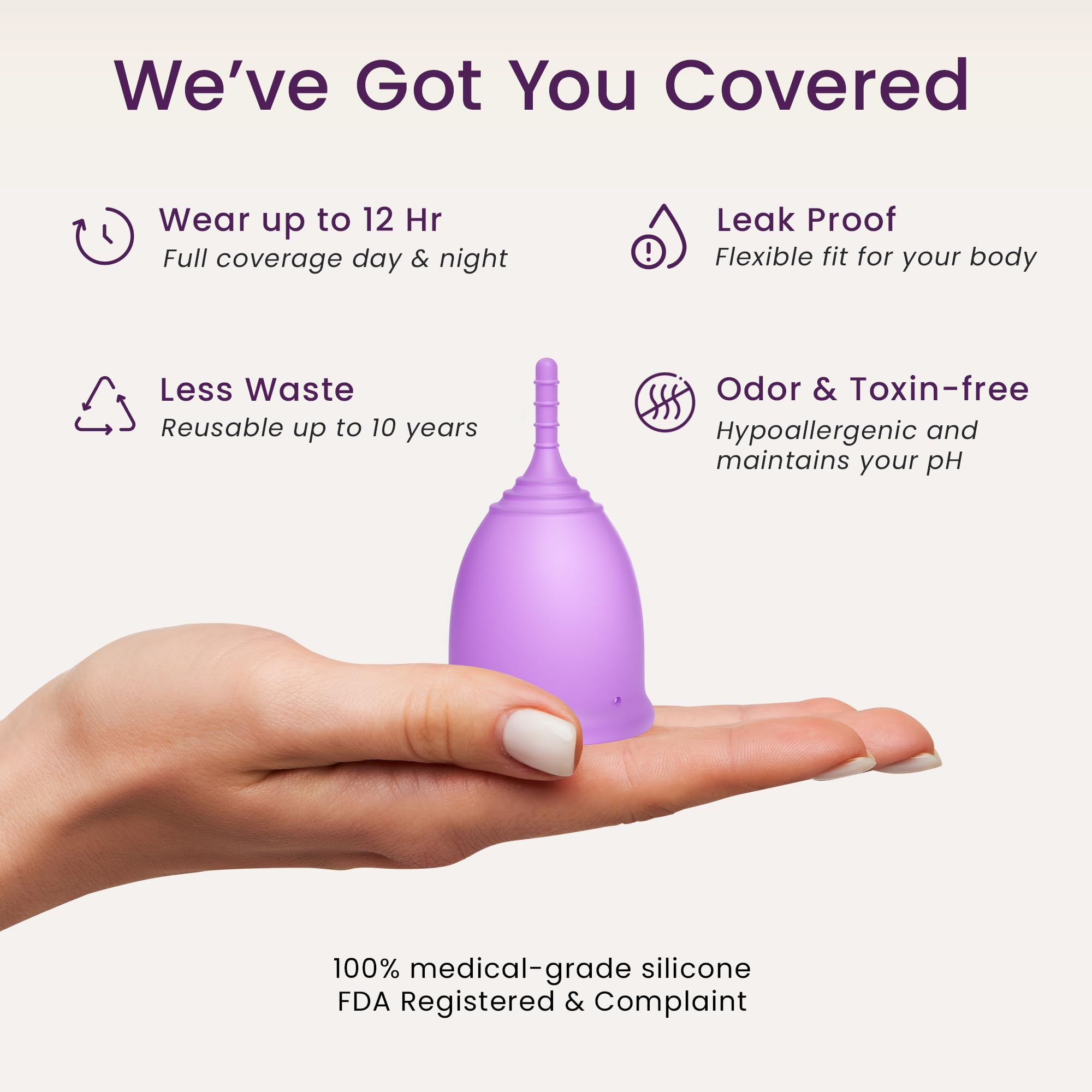 Coupe menstruelle EcoBlossom insertion douce, expérience confortable au quotidien.