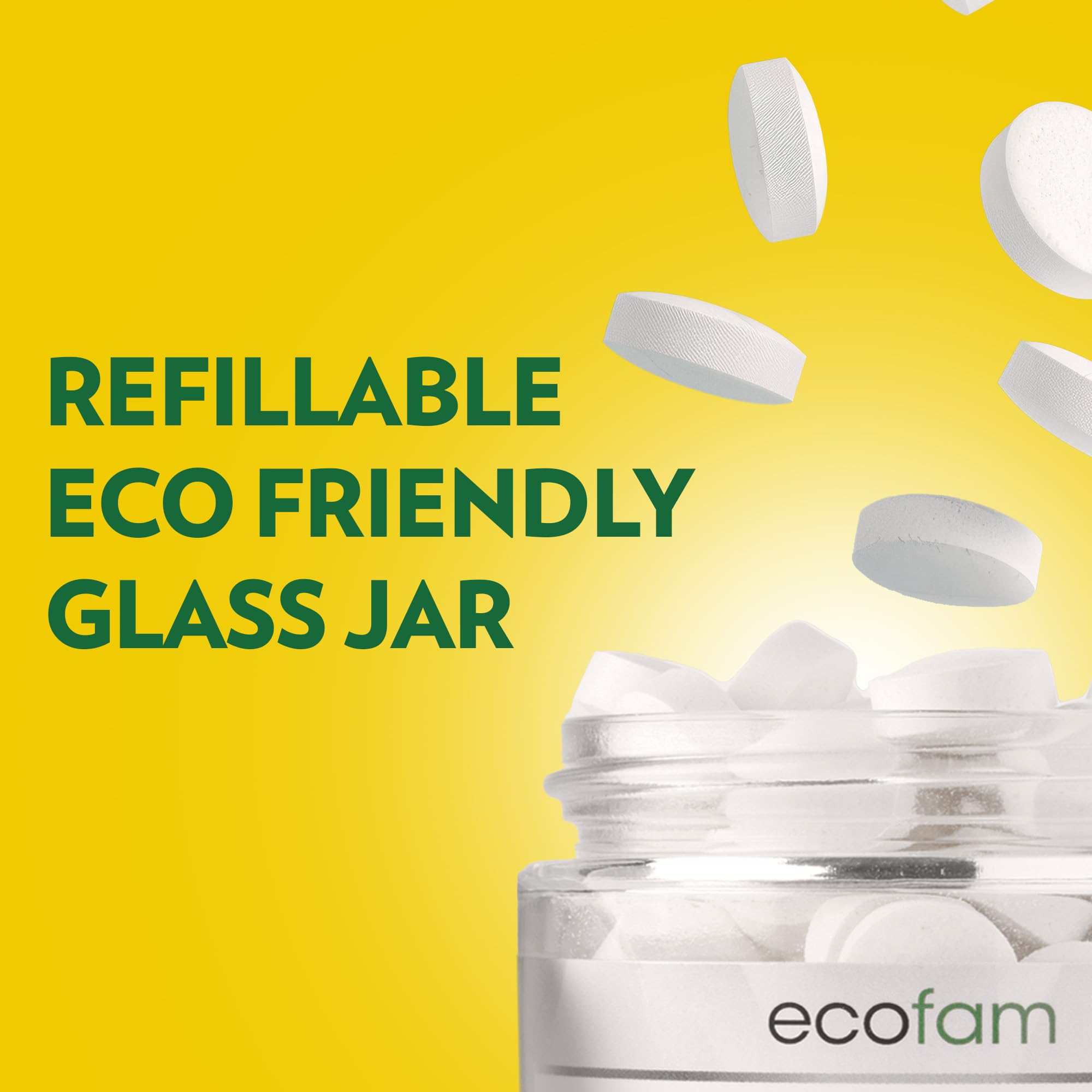 EcoFam comprimés dentaires en vrac - réapprovisionnement simple.