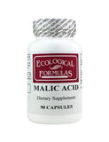 Acide malique 600 mg d'Ecological Formulas, capsules blanches, soutien potentiel des muscles et du métabolisme