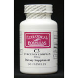 Ecological Formulas C3 Curcumine Complexe, gelules, soutien possible pour un quotidien actif.