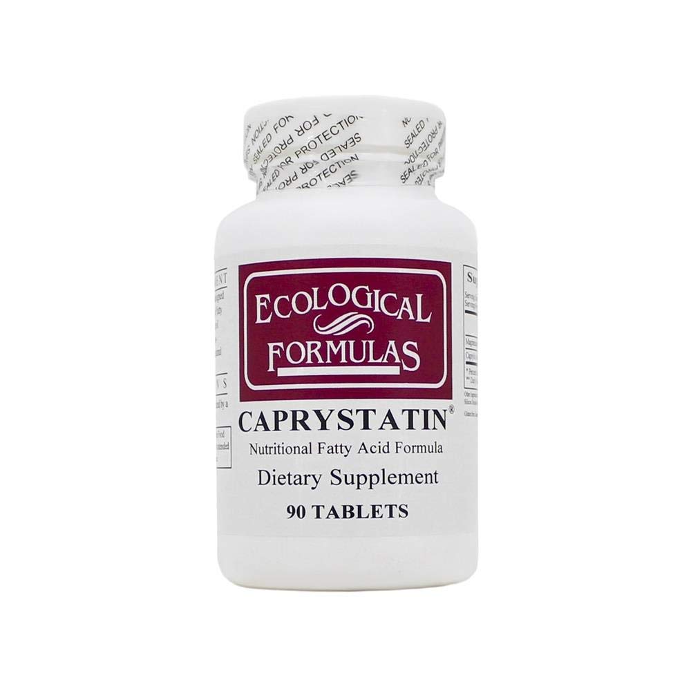 Caprystatin d'Ecological Formulas – comprimés 100 mg pour le confort quotidien.