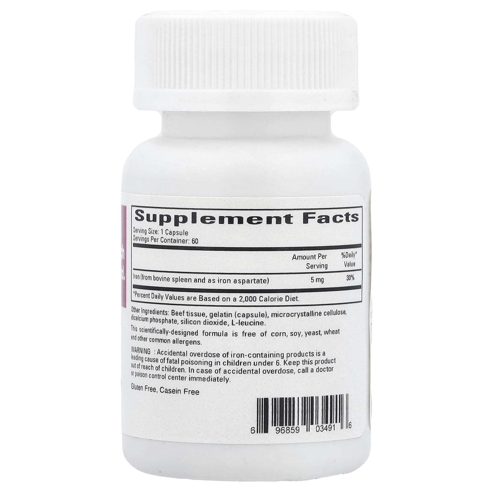 Capsules ferritine Ecological Formulas en prise — intégration facile dans votre quotidien.
