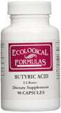 Ecological Formulas comprimés acide butyrique dans l'emballage, pratique pour la routine.