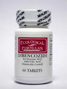 Ecological Formulas Dibencozide B12 1000 mcg, boîte de 60 comprimés, soutien énergétique potentiel
