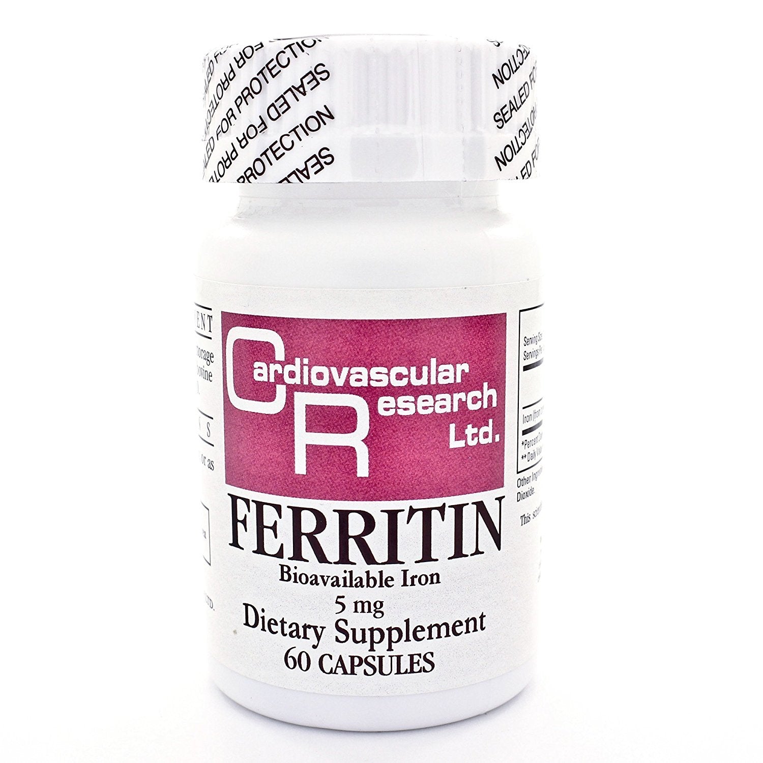 Ferritin Ecological Formulas versement de la bouteille, soutien potentiel à la circulation et énergie