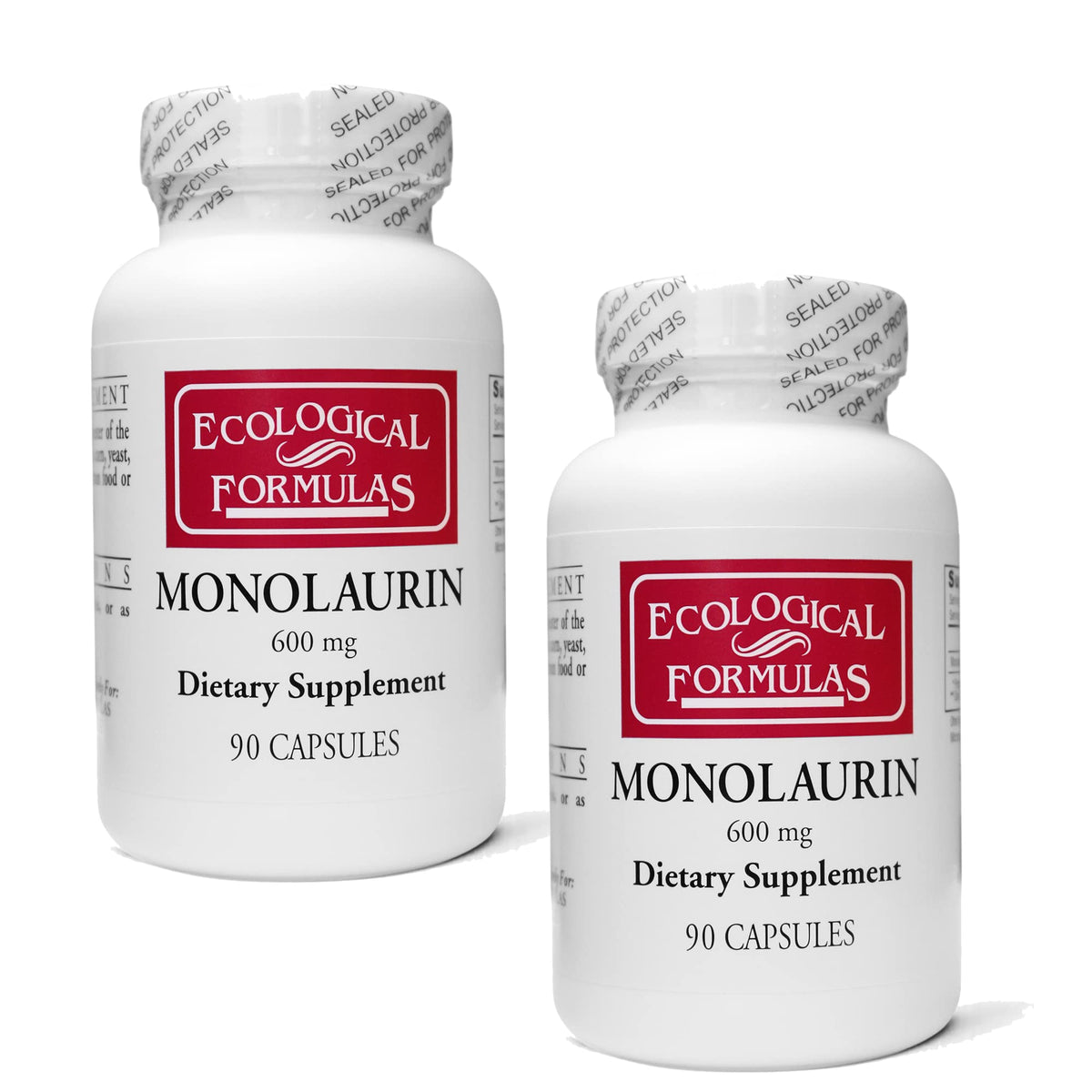 Ecological Formulas Monolaurin 600 mg, bouteille pour le quotidien