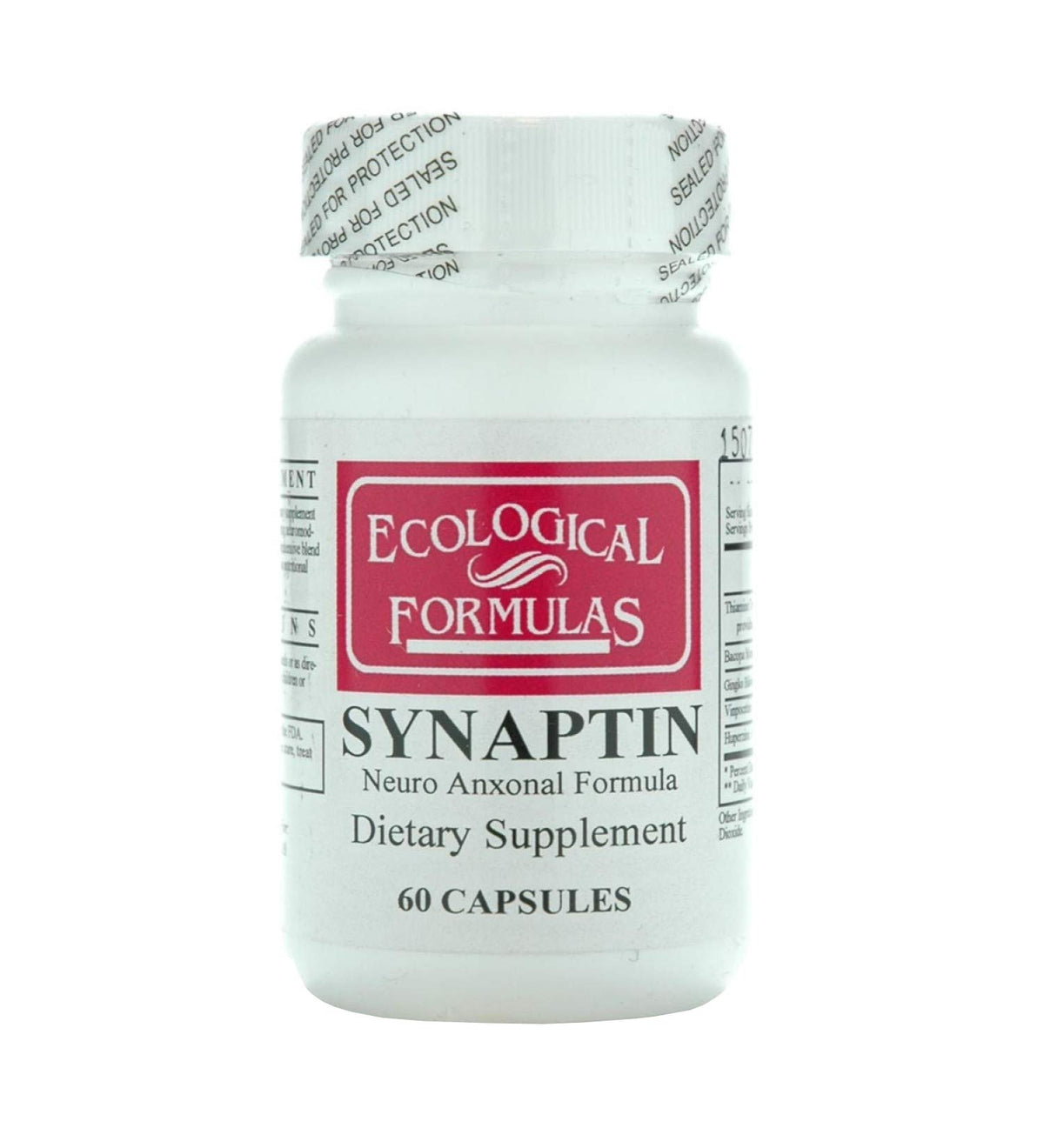 Ecological Formulas Synaptin Neuro Anxonal, bouteille blanche – soutien cognitif potentiel et mémoire.