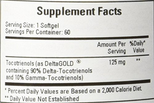 Gélules tocotriénols d'annatto par Ecological Formulas – usage quotidien possible