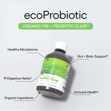 EcoNugenics ecoProbiotic: étiquette avec 19 herbes organiques pour la digestion