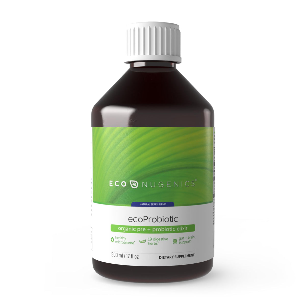 EcoNugenics ecoProbiotic: bouteille fermentée prête à soutenir la digestion