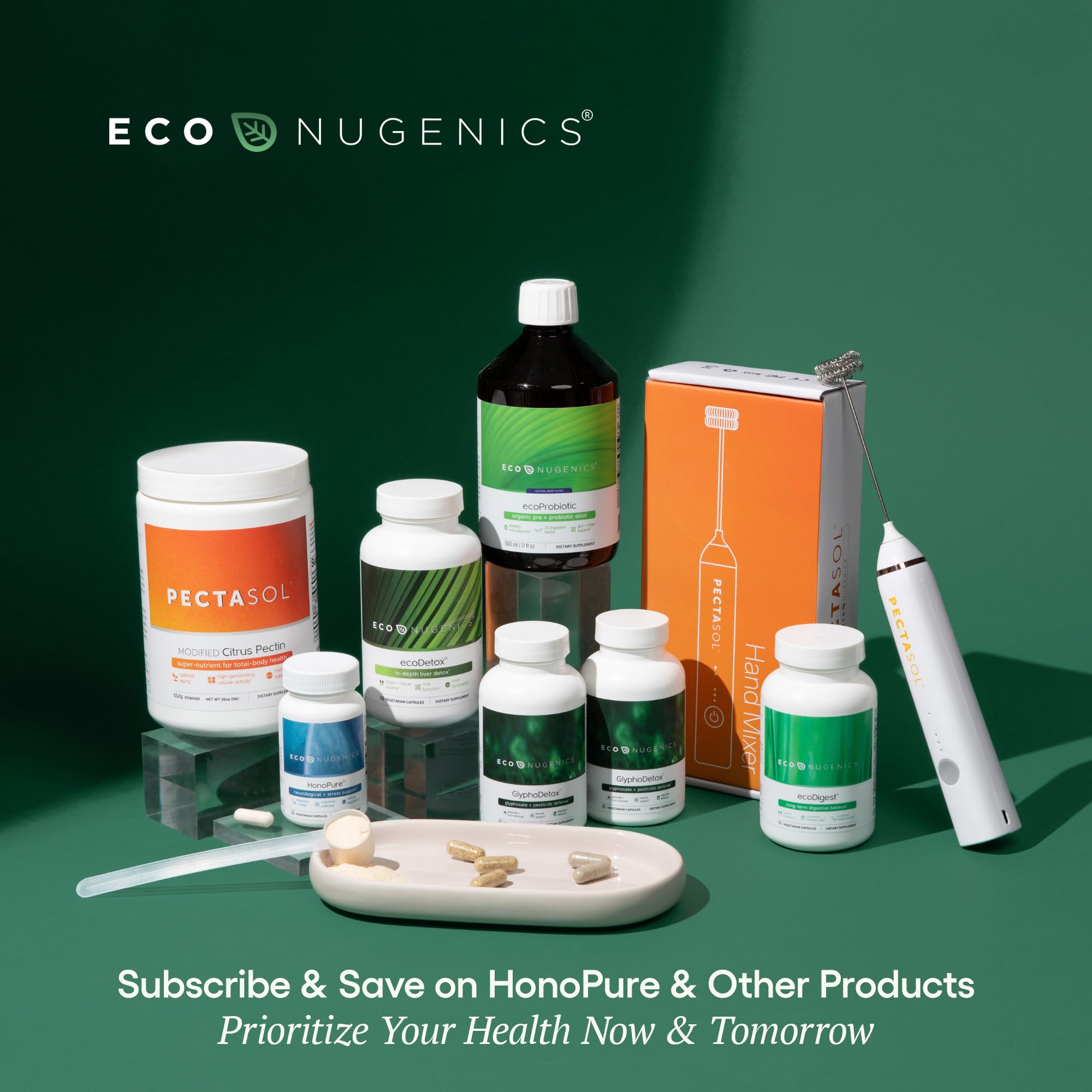 EcoNugenics HonoPure boite compacte, facile a transporter pour la routine