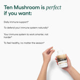 EcoNugenics: maitake et shiitake, soutien digestif et bien-être.