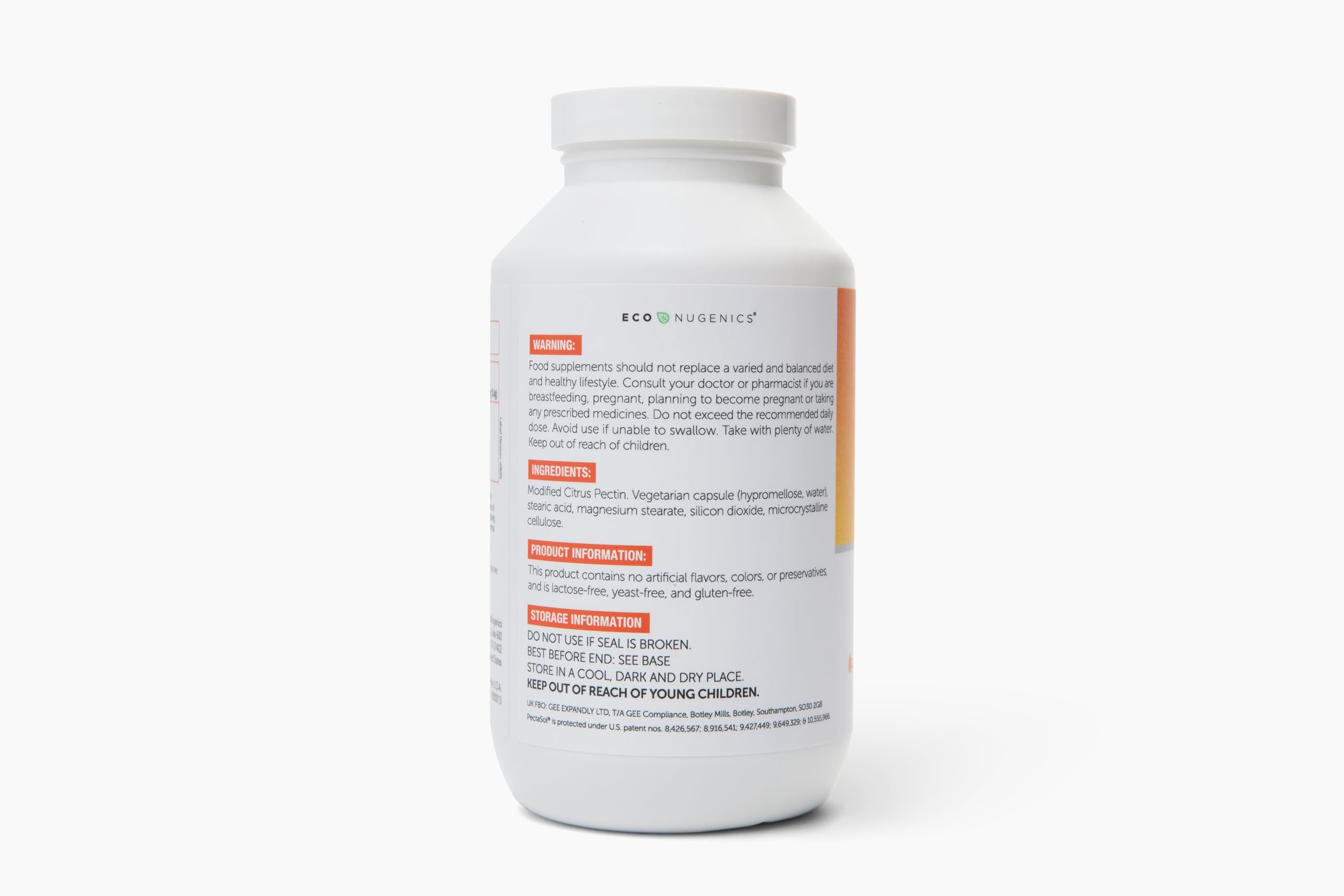 EcoNugenics PectaSol – Doseur capsules, prise facile dans la routine.