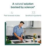 EcoNugenics ProstaCaid, ingrédients actifs, curcuma et quercétine pour une action antioxydante.