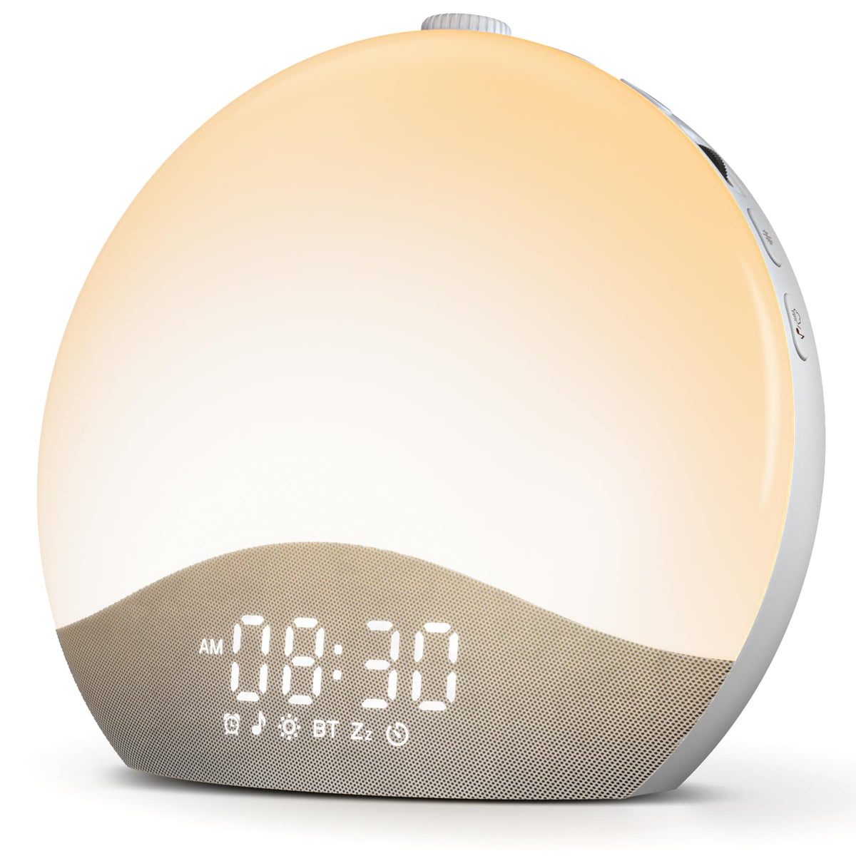 Ecozy réveil avec lever du soleil, lumière douce pour un réveil plus serein.