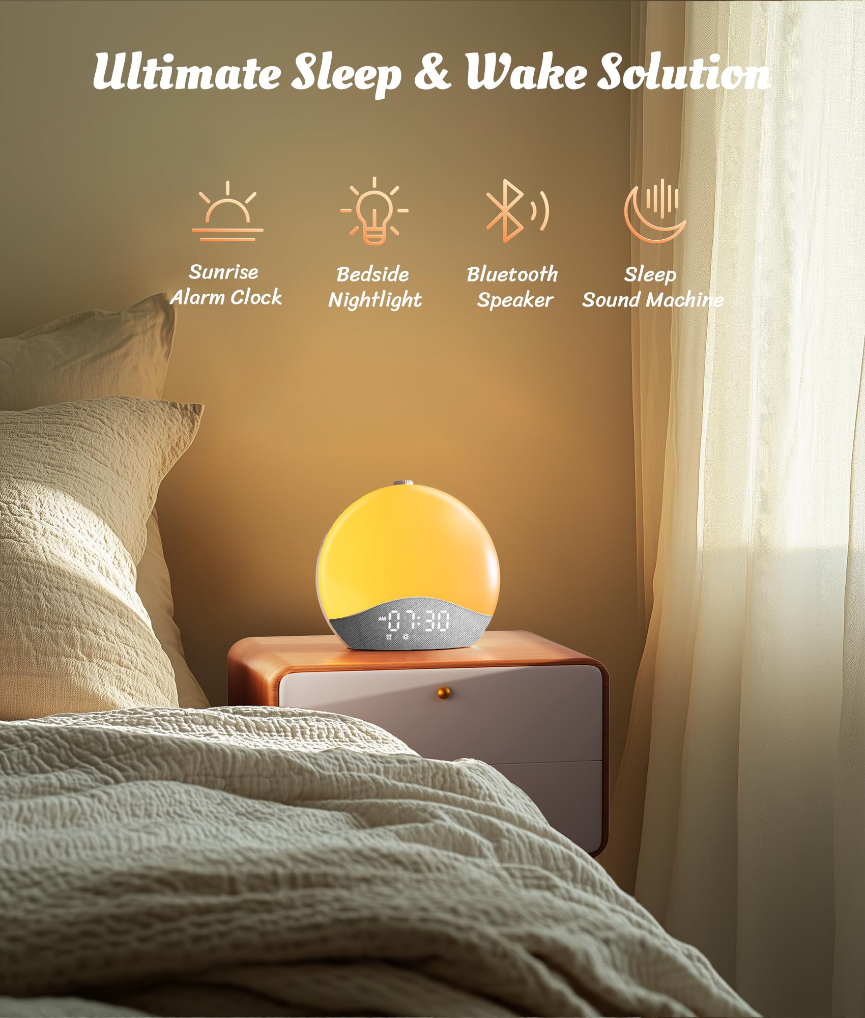 Ecozy propose 26 sons apaisants pour favoriser un sommeil calme et réparateur.