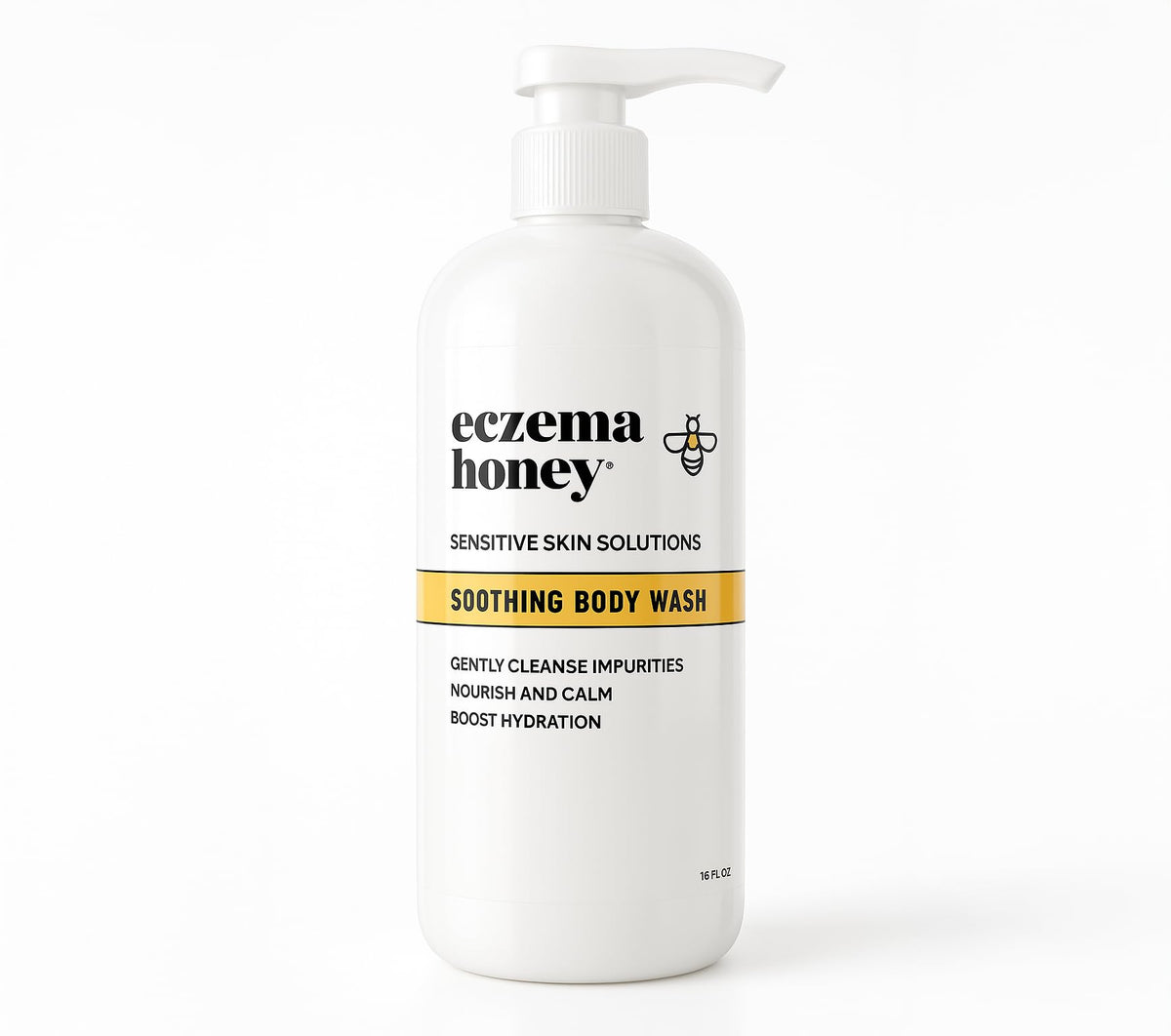 ECZEMA HONEY: Bouteille douche apaisante idéale pour peau sensible.