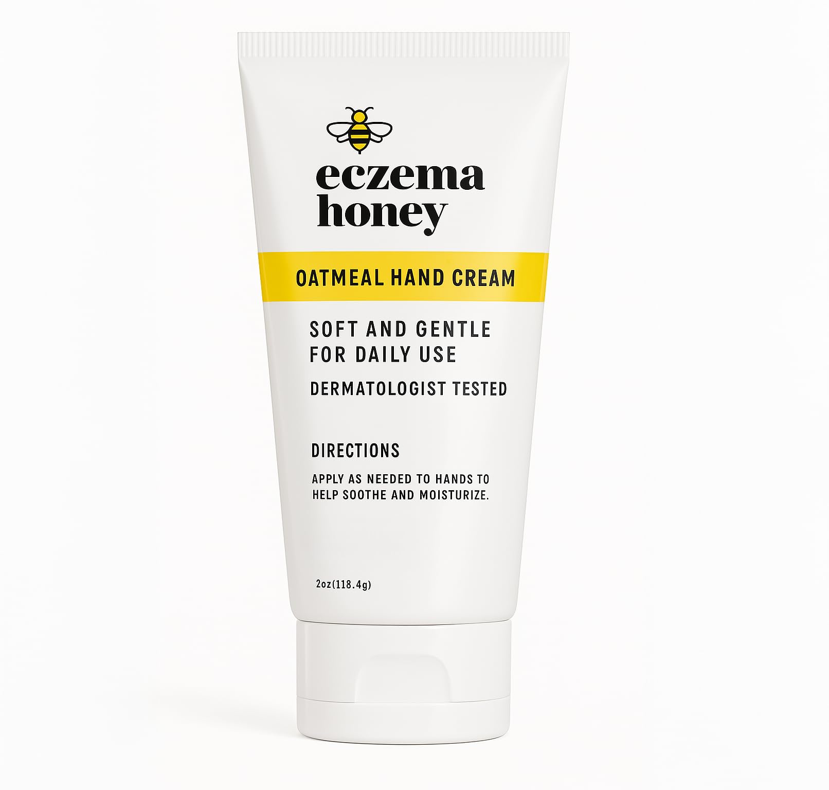 ECZEMA HONEY Crème mains - bouteille et emballage, hydratation durable