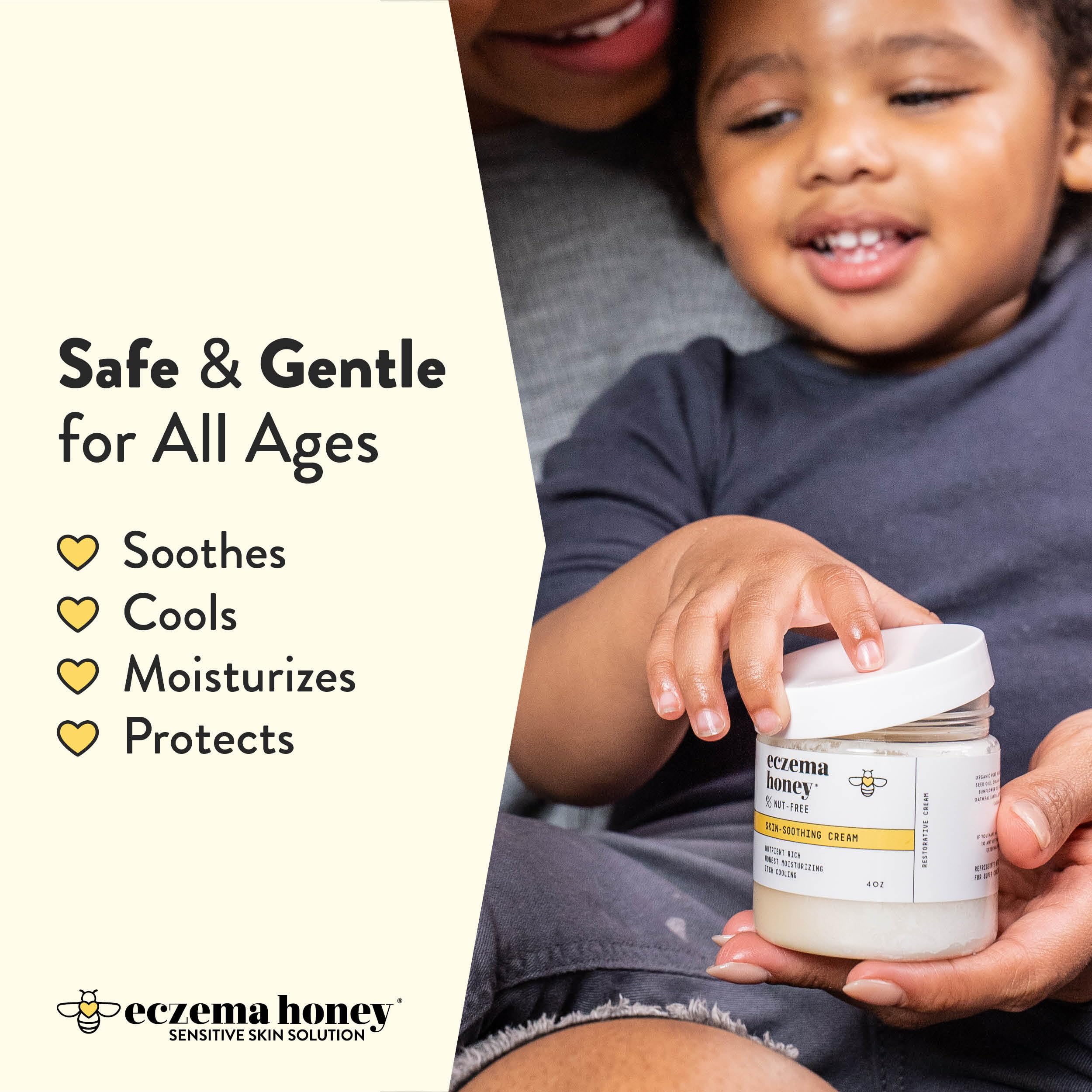ECZEMA HONEY – Crème visage, douceur et hydratation ciblée.