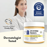 ECZEMA HONEY - formule sans produits agressifs et cruauté, adaptée à toute la famille.
